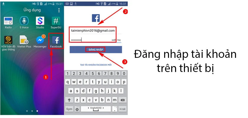 Hướng dẫn cách đổi mật khẩu facebook trên điện thoại Samsung
