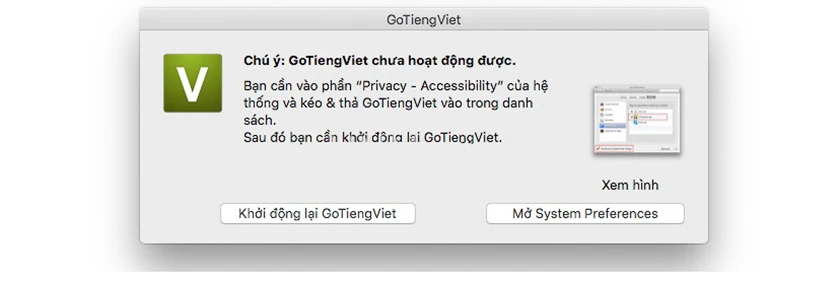 Gõ tiếng việt macbook bằng GoTiengViet 