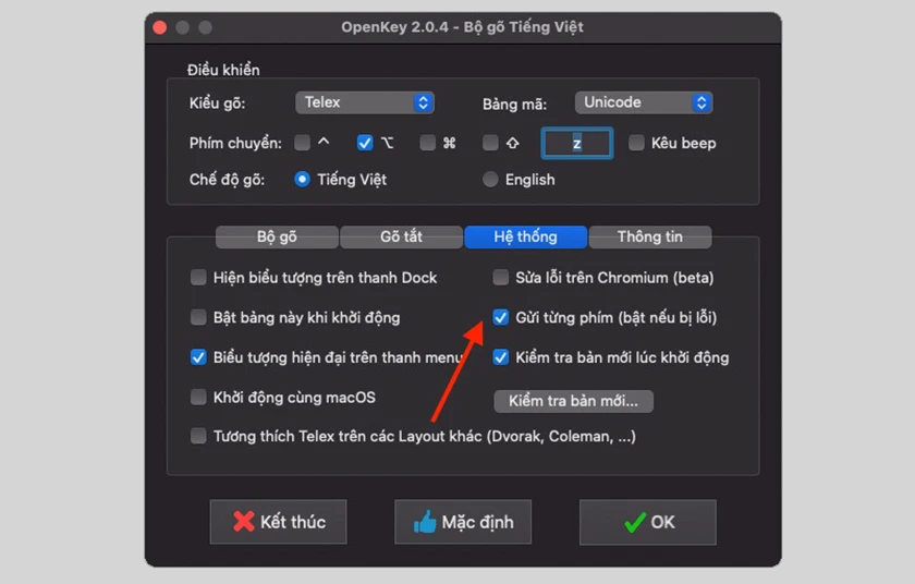 Gõ viết Việt trên Mac OS bằng OpenKey