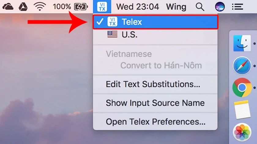Cách thêm bàn phím gõ Tiếng Việt trên Mac OS
