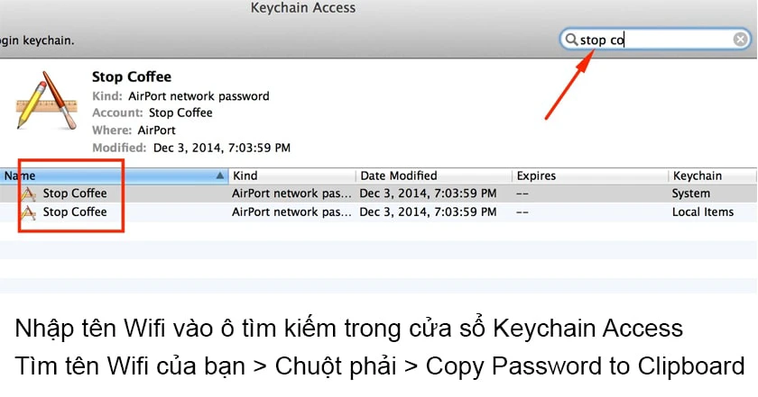 Cách xem pass wifi macbook đơn giản