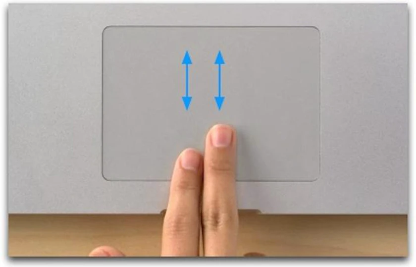 cách sử dụng touchpad trên macbook bằng chức năng Scoll & Zoom