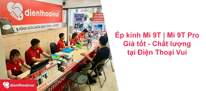 Thay mặt kính Xiaomi Mi 9T / Mi 9T Pro nhanh chóng, giá tốt tại Điện Thoại Vui