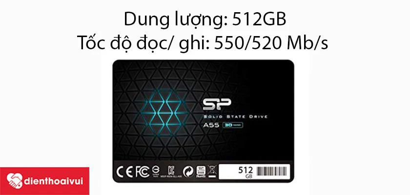 Ổ cứng SSD Silicon Power 512GB SATA 3