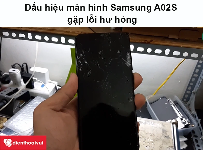 Thay màn hình Samsung A02S chính hãng giá rẻ tại Tp.HCM và Hà Nội