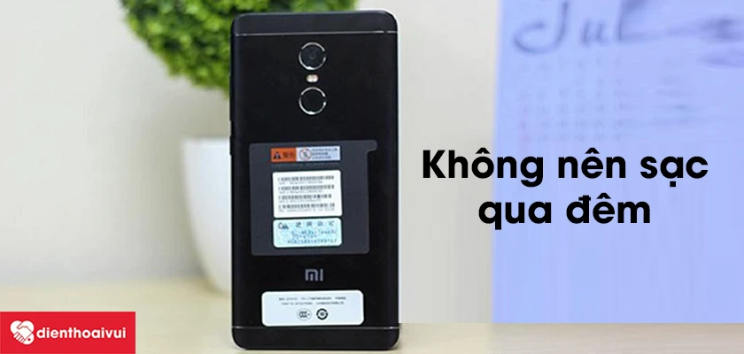 Những lưu ý khi sử dụng để đảm bảo tuổi thọ của pin Xiaomi Redmi 4X