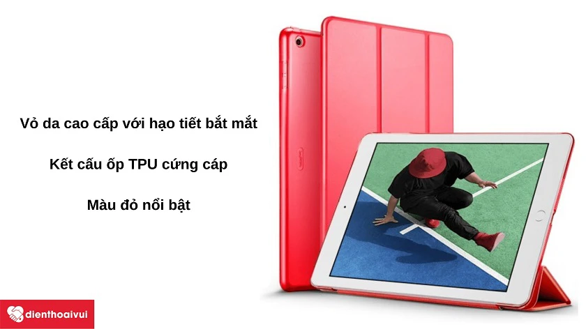Bao da KAKU TPU đỏ cho iPad mini 5