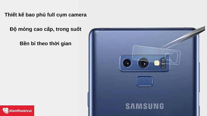 Dán camera chống va đập full ESR cho Samsung Galaxy Note 9
