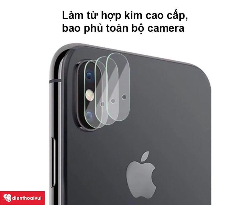 Miếng dán camera chống trầy S-Case iPhone X/XS