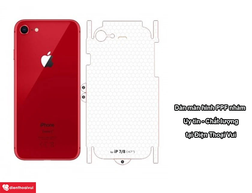 Những lợi ích khi dán miếng dán PPF nhám cho iPhone 7 và iPhone 8