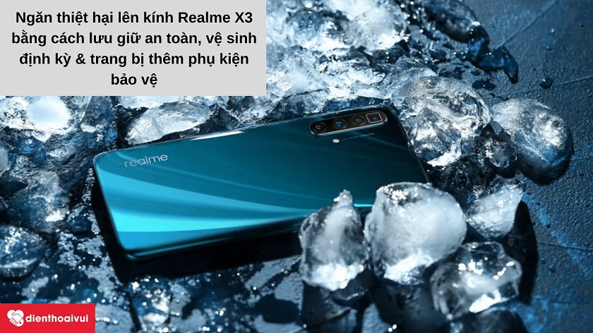 thay ép kính Realme X3