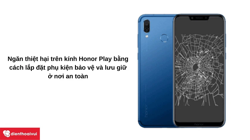 thay kính Honor Play 