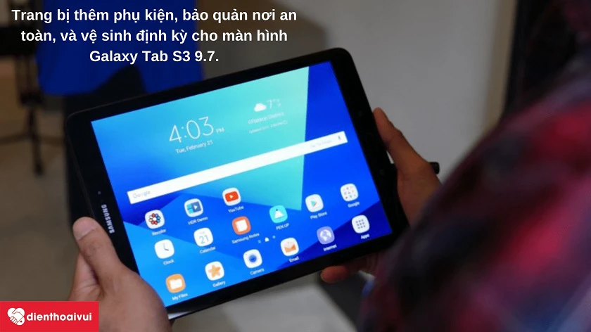 Dịch vụ thay màn hình Samsung Galaxy Tab S3 9.7 