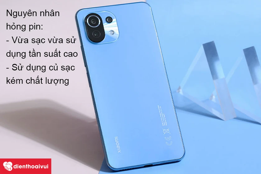 Nguyên nhân khiến Xiaomi Mi 11 Lite bị hỏng pin