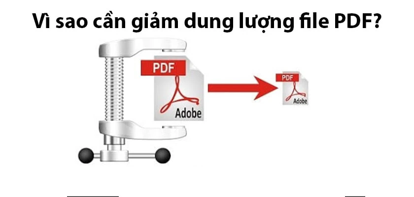 Tại sao lại cần giảm dung lượng, nén file PDF?