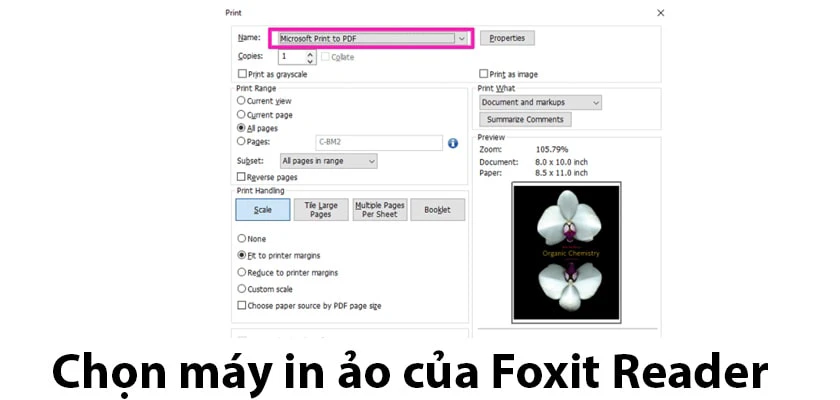 Nén file PDF sử dụng phần mềm Foxit Reader