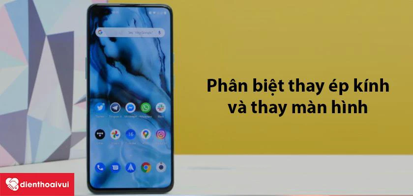 Phân biệt thay màn hình và thay ép kính OnePlus Nord N100?