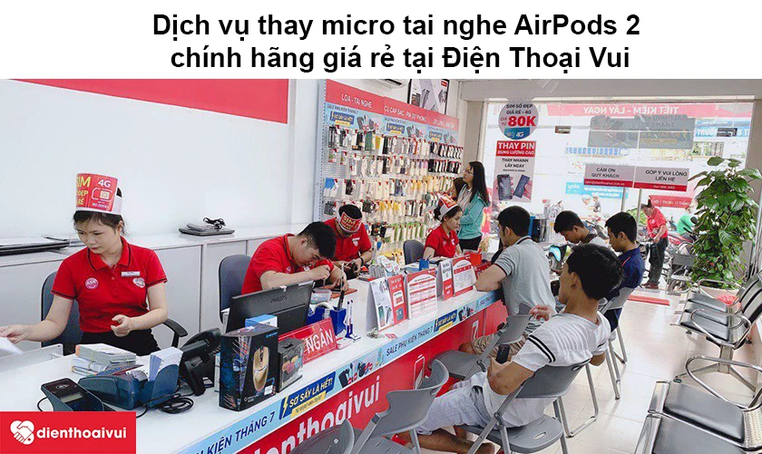 thay micro tai nghe AirPods 2 