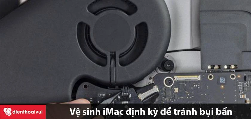 Thay quạt iMac 20 inch MID 2009 A1224 EMC 2316 
