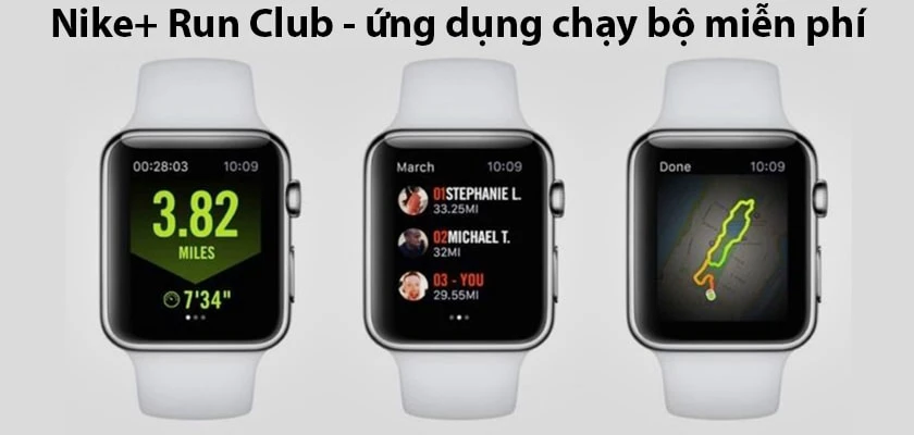 Nike+ Run Club - ứng dụng, app hay cho apple watch 3,5