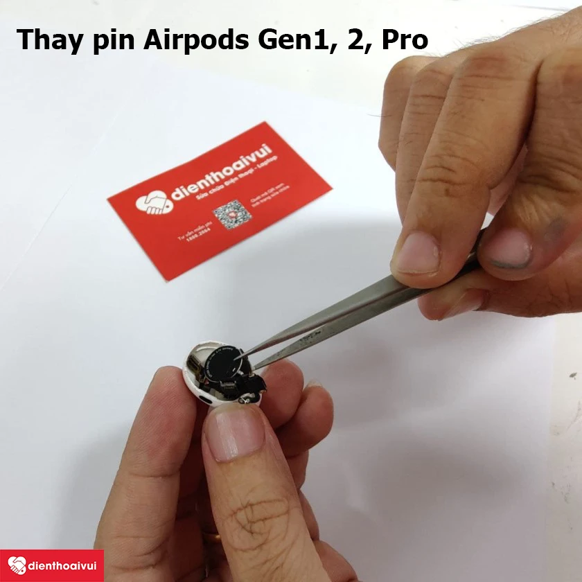Bảng giá thay pin cho Airpods Gen1,2, Pro chi tiết?