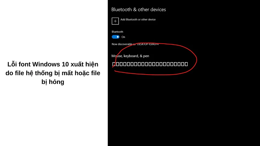 Cách khắc phục nhanh lỗi font chữ Windows 10