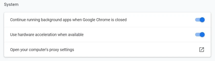 Sử dụng chế độ Google Chrome tăng tốc