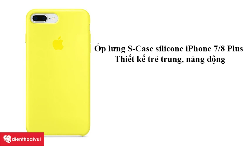Ốp lưng S-Case silicone iPhone 7/8 Plus