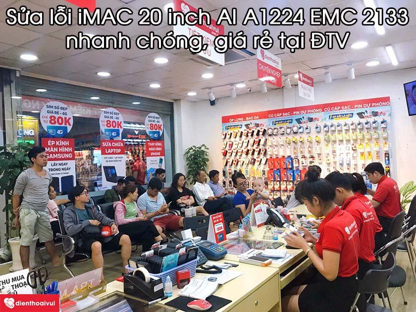sửa lỗi không lên hình iMac 20 inch AI A1224 EMC 2133