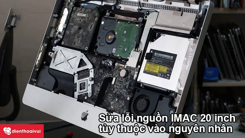 Sửa lỗi nguồn iMac 20 inch AI A1224 EMC 2133 