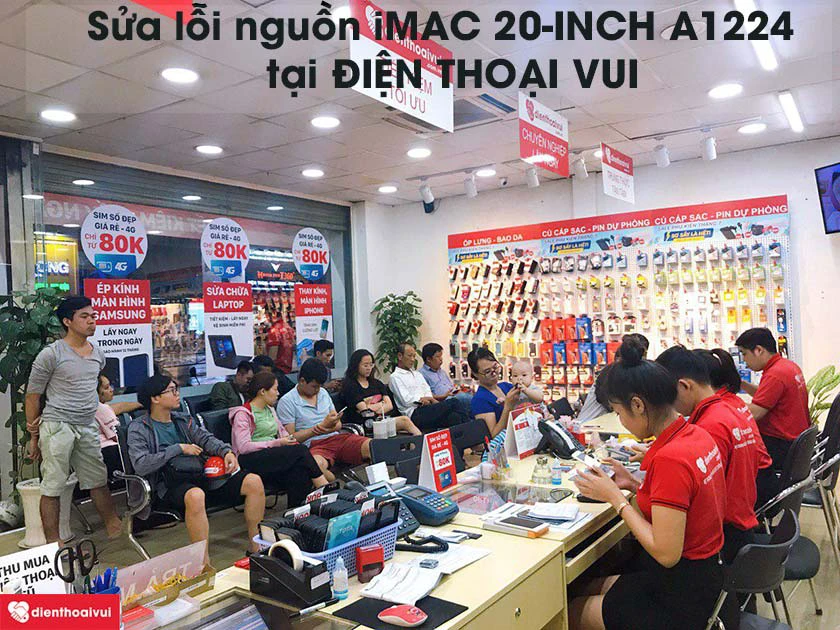 Sửa lỗi nguồn iMAC 20-Inch Early-2008 A1224 EMC 2210 tại Điện Thoại Vui