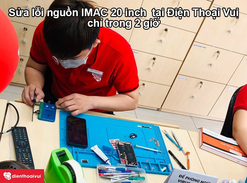 Sửa lỗi nguồn iMac 20 inch AI A1224 EMC 2133 
