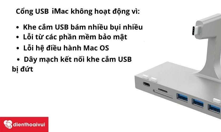 Thay cổng USB iMac 20-inch Early-2009 A1224 EMC 2266