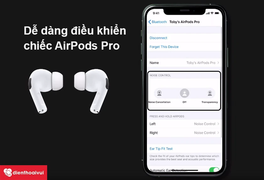 Thay loa trong tai nghe AirPods Pro