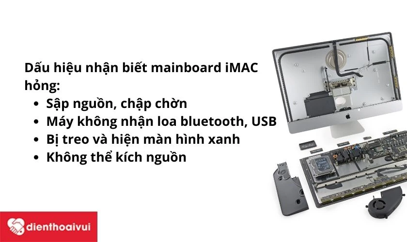Thay mainboard iMac 21.5-inch Late-2013 A1418 EMC 2638