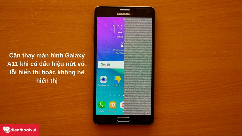 thay màn hình Samsung Galaxy A11 