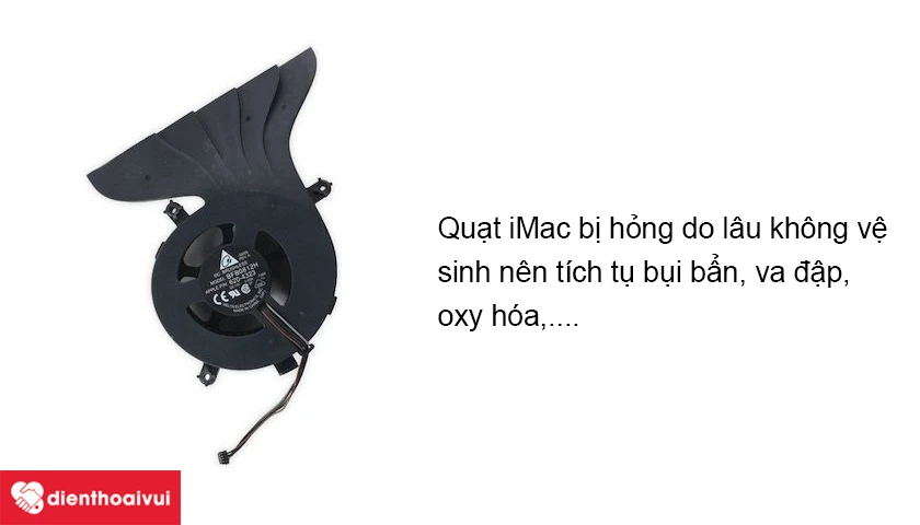 Thay quạt iMac 20-inch Early 2008 A1224 EMC 2210