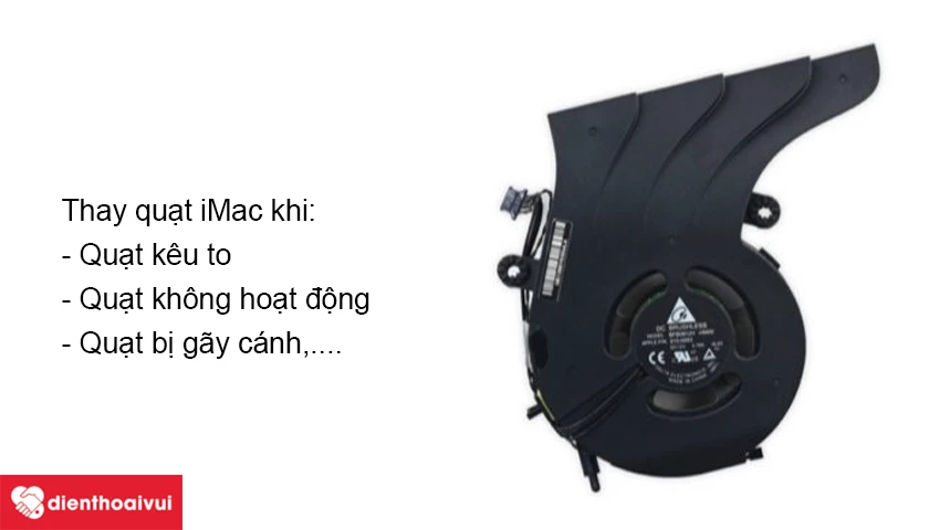 Thay quạt iMac 21.5 inch Late 2011 A1311 EMC 2496 
