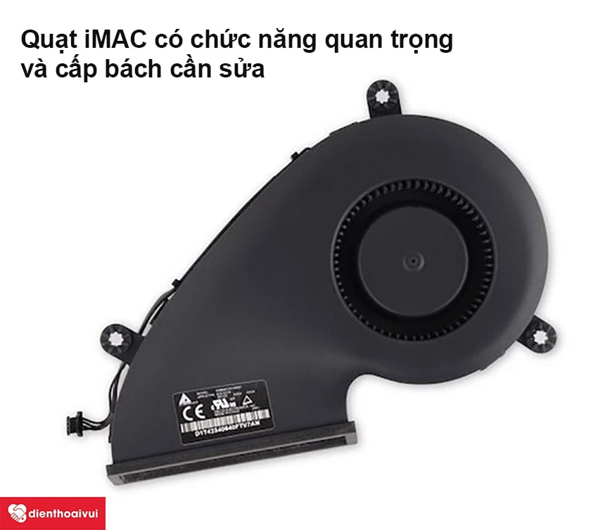 Thay quạt IMAC 21.5 inch MID 2010 A1311 EMC 2389