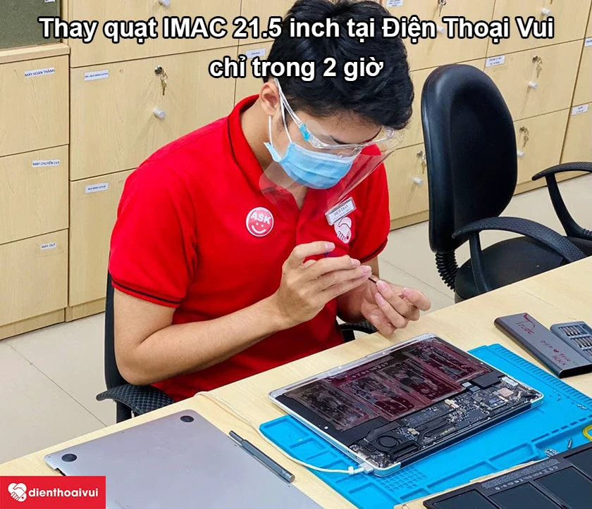 Thay quạt IMAC 21.5 inch MID 2010 A1311 EMC 2389 