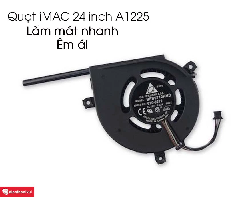 Thay quạt iMac 24 inch Early 2009 A1225 EMC 2267
