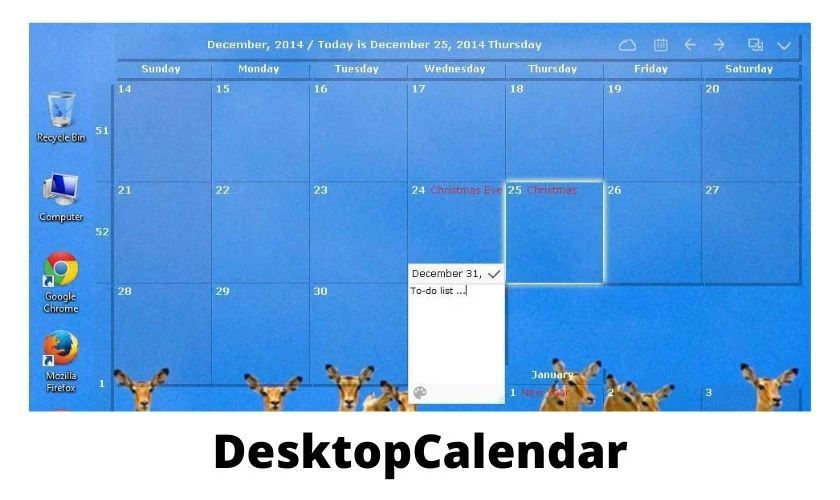 DesktopCalendar (CalendarDC)