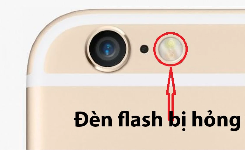 Dấu hiệu nhận biết iPhone gặp lỗi đèn flash