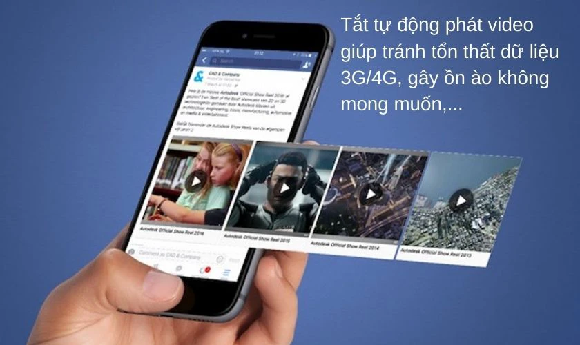 Vì sao nên tắt chế độ tự phát video trên Facebook?