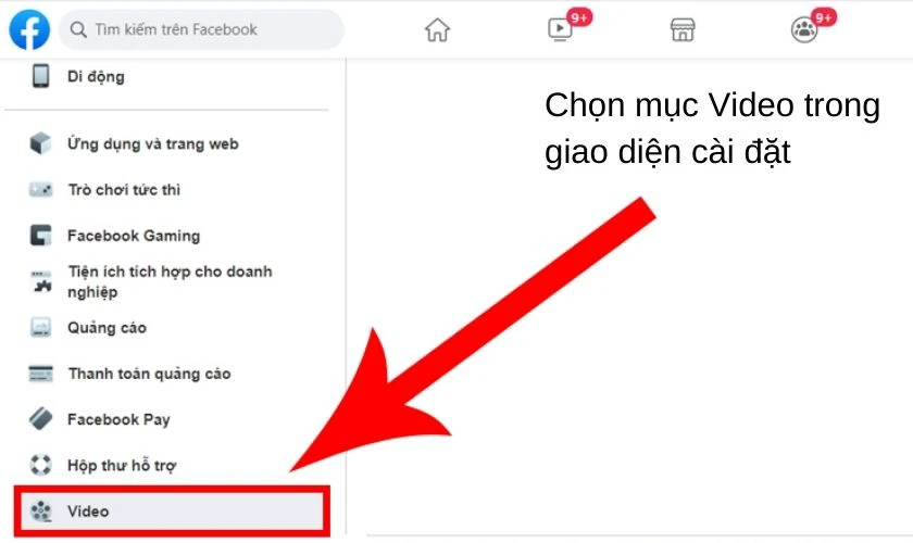 Bật – tắt tự phát video trên Facebook bằng máy tính