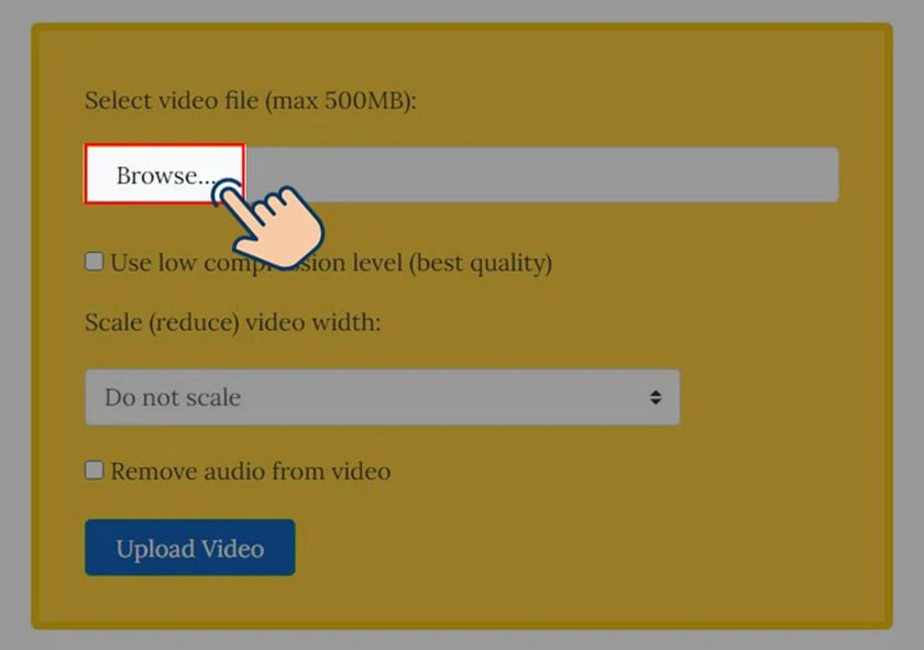 Video Smaller - giảm dung lượng video