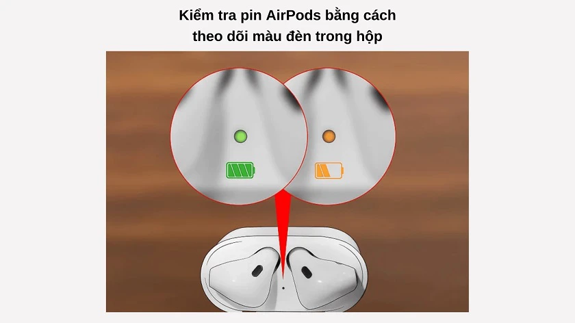 kiểm tra pin airpods 2