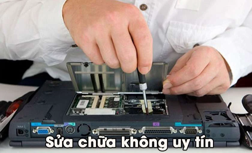 Đã từng sửa máy ở những nơi không uy tín