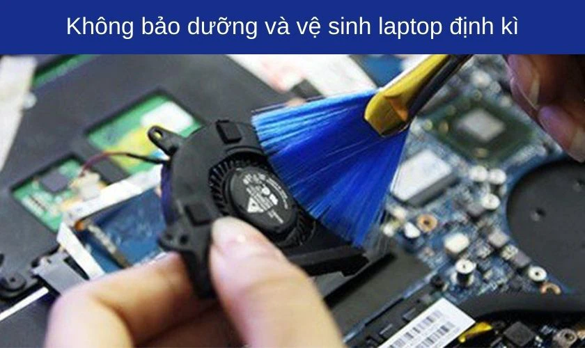sai lầm khi sử dụng laptop
