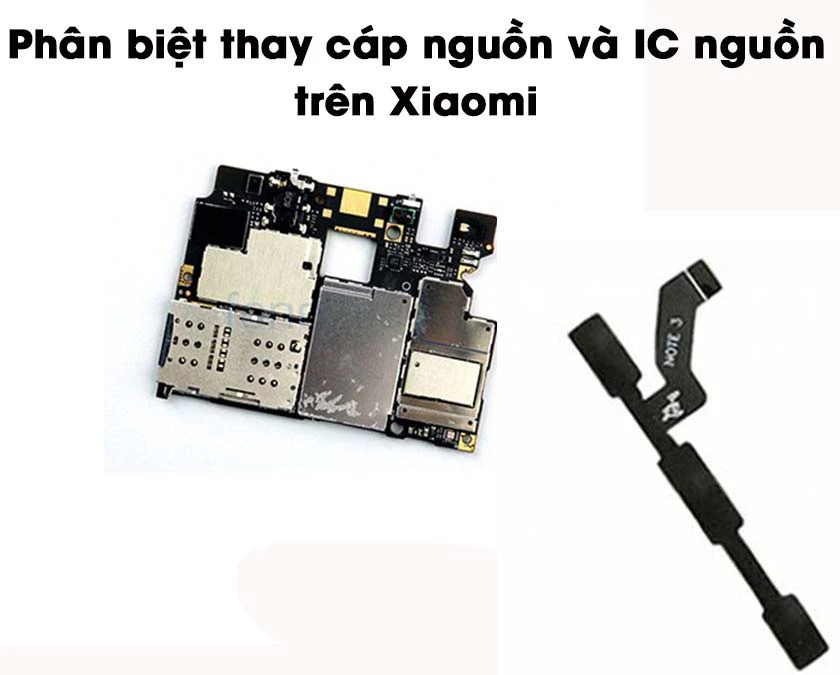 giá thay IC nguồn điện thoại Xiaomi